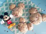 Cookies chocolat et sésame pour les 90 ans de Mickey