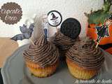 Cupcakes vanille et Oreo pour Halloween
