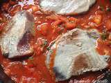 Escalopes de thon express à la tomate