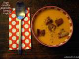 Soupe carottes gingembre frais et pâte de curry rouge