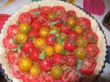 Tarte aux tomates cerises bicolores de Djouza