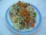 Salade poulet-soja aux saveurs asiatiques
