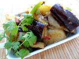 Di san xian (Taïwan) – Pommes de terre et aubergine sauce douce