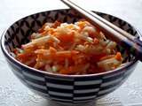 Salade de carottes et radis noir à la japonaise