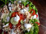 Salade de crabe – Raro tarati salad (îles Cook)