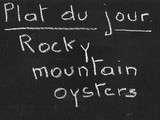 Rocky mountain oysters (testicules de taureau)