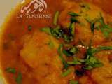 Soupe aux pois chiches et ses boulettes au fromage