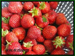 Glace a la fraises maison
