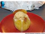 Pommes dulimousin aop dorees au four, sirop de fleur d'oranger et glace caramel