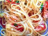 Pates fonds d'artichauts et tomates