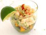 Verrines crevettes/ Prawns verrines