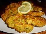 Beignet de courgette au curry