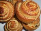 Brioche roulée à la cannelle