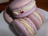 Macaron chocolat blanc fruits rouges