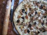 Pizza Poulet Champignons Crème Fraîche