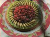 Tarte kiwi ,fruits rouges