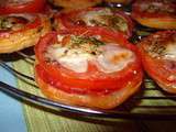 Tartelettes chorizo-tomates
