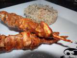Brochettes de poulet à la provençale