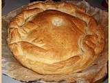 Tourte jambon champignons
