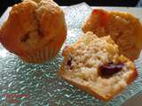 Muffins Epicés Poires Cranberries