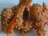 Crevettes au riz soufflé