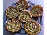 Tartelettes a la rhubarbe avec moule flexipan