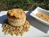 Bouchée à la reine aux pétoncles sauce homardine
