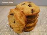 Cookies noix de coco aux trois chocolats