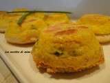 Croque quiches au saumon et ciboulette