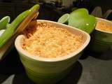 Crumble de potiron au comté et bacon