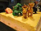Entremet fraise-mangue pour l'anniversaire de mon neveu