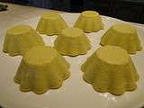 Flans d'asperges et sa sauce hollandaise