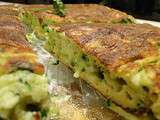 Omelette soufflée à la courgette