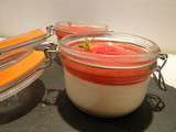 Panna cotta fromage blanc fraises et vanille - Les recettes de mimi
