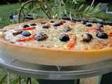 Pizza orientale aux merguez