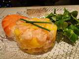 Tartare de saumon à la mangue