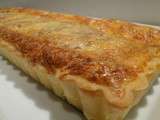 Tarte aux poireaux, à l'andouille de Vire et au Pont-l'Evêque