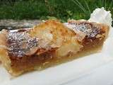 Tarte aux poires à la crème de pain d'épices