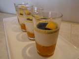 Verrine de chutney à la mangue au foie gras