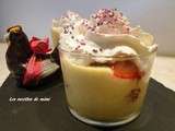 Verrines fraises, crème au mascarpone