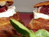Feuilleté de chèvre, figues et magret de canard