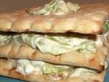 Mille-feuille aux concombres et sa crème mystère