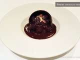 J’ai testé pour vous : la sphère chocolat noir aux framboises – le restaurant La Bourgogne