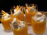 Smoothie carottes chantilly au curry