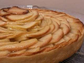 Tarte aux pommes base pate brisee