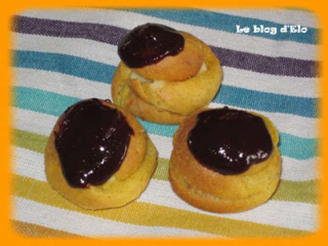 Recettes de Choux à la crème et Chocolat
