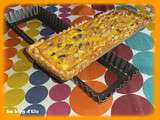 Quiche rectangle lardons courgettes carottes
