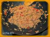 Wok de riz, légumes jambon au cajun