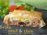 Brick à l'œuf et au thon