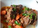 Daube à la joue de boeuf et sa purée maison